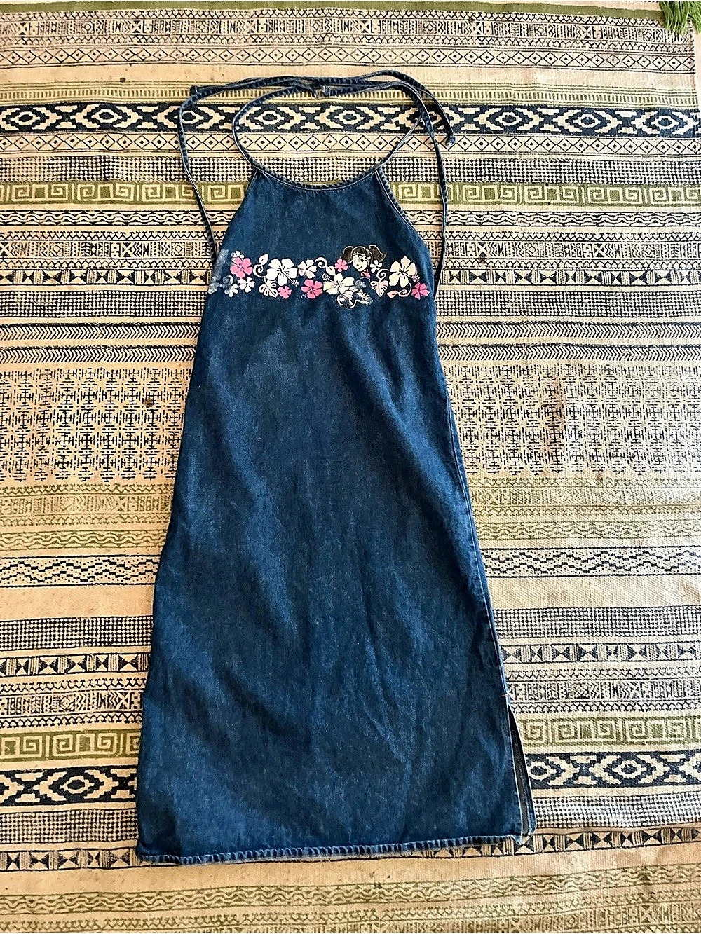 Disney Maxi Dress Blue & Pink Size 14/16